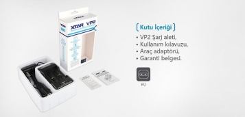 Xtar VP2 Elektronik Sigara Pil Şarj Aleti